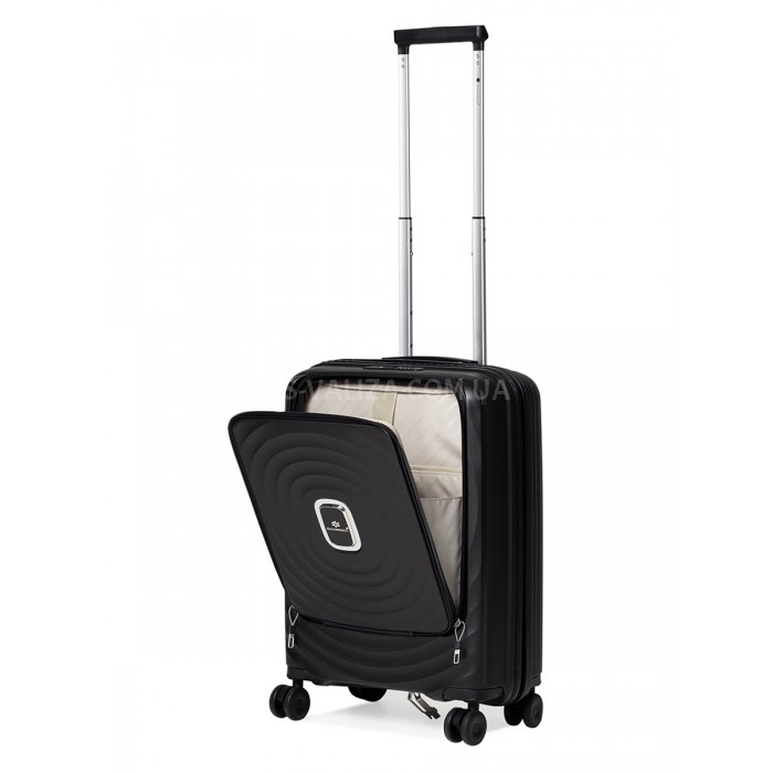 Набор чемоданов Франция (L M S-3шт) полипропилен чёрный/Snowball 35203, фото 4