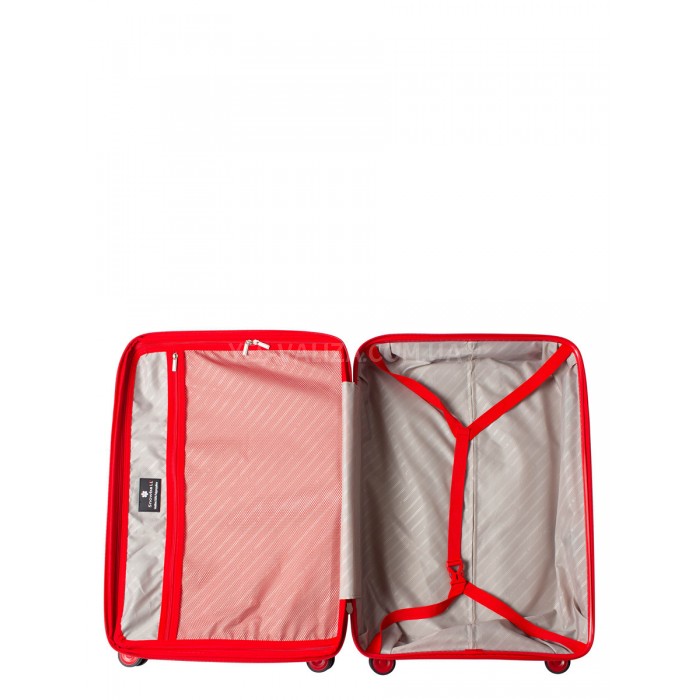 Набір валіз Франція (LMS-3шт) поліпропілен червоний/Snowball 20403, фото 10