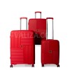 Набор чемоданов Франция (LMS-3шт) полипропилен красный/Snowball 20403, фото 11