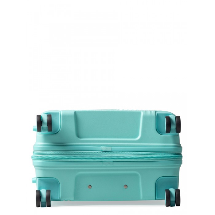 Набор чемоданов Франция (L M S-3шт) полипропилен бирюза/Snowball 20403, фото 6