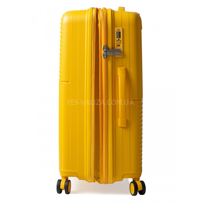 Набор чемоданов Франция (L M S-3шт) полипропилен жёлтый/Snowball 20403, фото 6