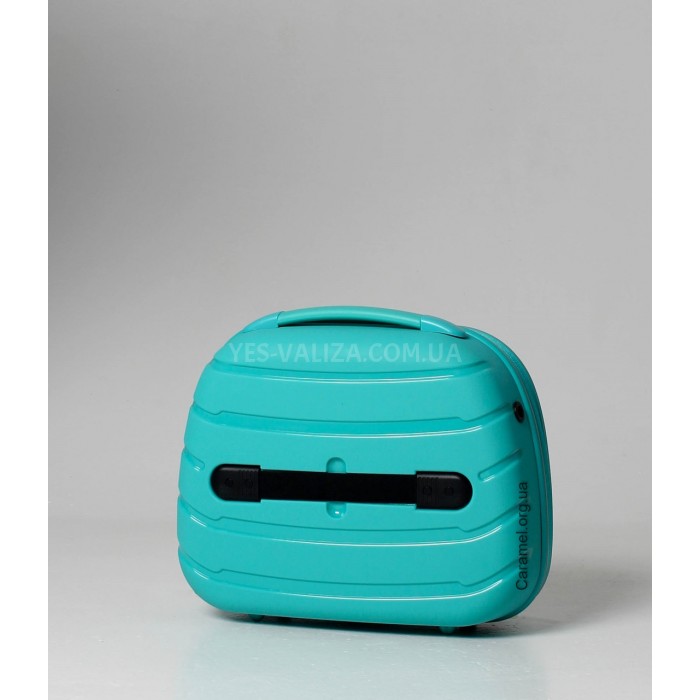 Набор чемоданов Франция (LMS+BC-4шт) полипропилен бирюза/Snowbal 61303, фото 9