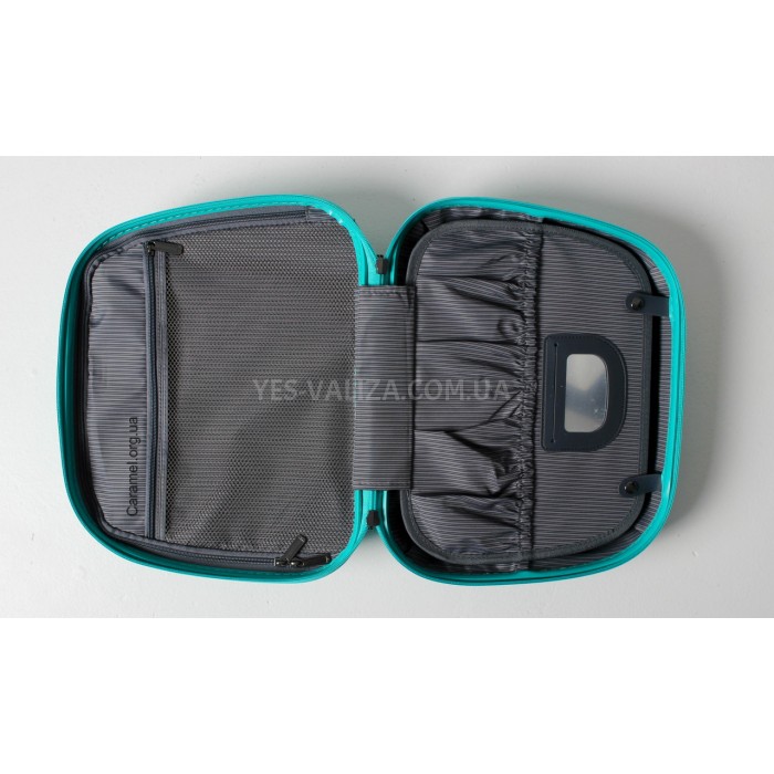 Набор чемоданов Франция (LMS+BC-4шт) полипропилен бирюза/Snowbal 61303, фото 10