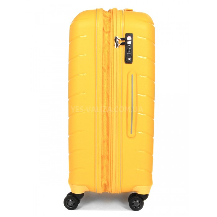 Набір валіз Франція (LMS+BC-4шт) поліпропілен жовтий/Snowball 61303, фото 4