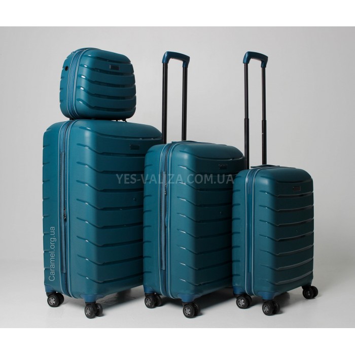 Набір валіз Франція (LMS+BC-4шт) поліпропілен мароко/Snowball 61303, фото 4