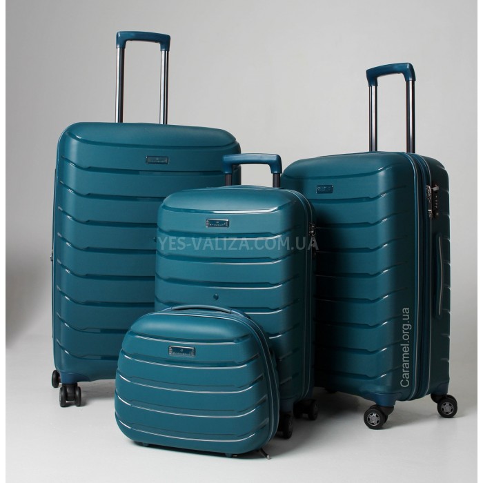 Набір валіз Франція (LMS+BC-4шт) поліпропілен мароко/Snowball 61303, фото 2