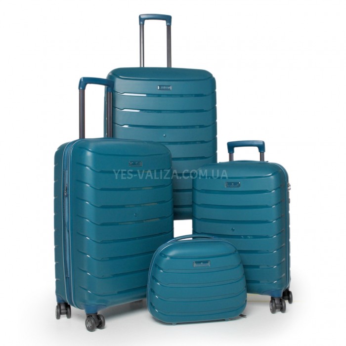 Набір валіз Франція (LMS+BC-4шт) поліпропілен мароко/Snowball 61303, фото 1