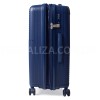 Набор чемоданов Франция (L M S-3шт) полипропилен синий/Snowball 20403, фото 17