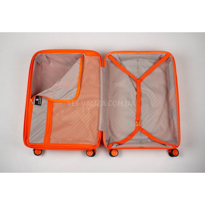 Набір валіз Франція (L M S-3шт) поліпропілен оранж/Snowball 20103, фото 10