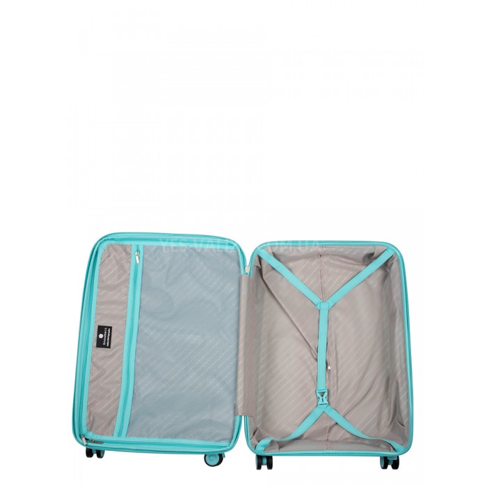 Набір валіз Франція (L M S-3шт) поліпропілен м'ята/Snowball 20103, фото 10