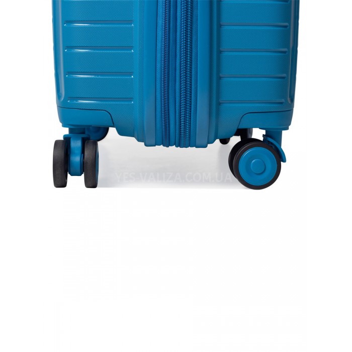 Набор чемоданов Франция (L M S-3шт) полипропилен голубой/Snowbal 20103, фото 9