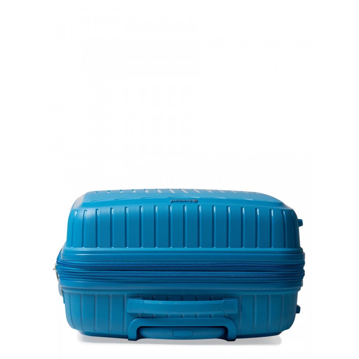 Набор чемоданов Франция (L M S-3шт) полипропилен голубой/Snowbal 20103, фото 7