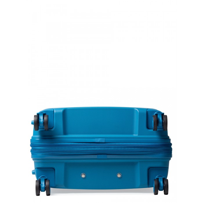Набор чемоданов Франция (L M S-3шт) полипропилен голубой/Snowbal 20103, фото 8