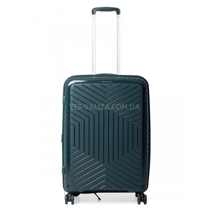 Набор чемоданов Франция (LMS-3шт) полипропилен т.зелёный/Snowbal 20103, фото 3