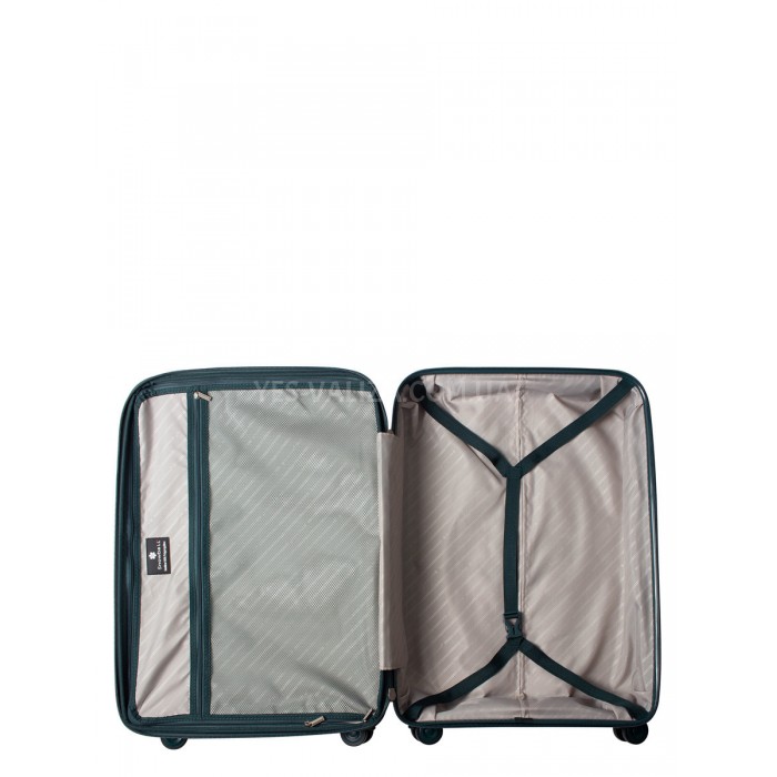 Набор чемоданов Франция (LMS-3шт) полипропилен т.зелёный/Snowbal 20103, фото 10