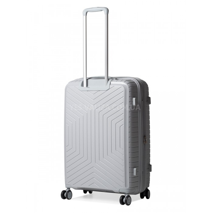 Набір валіз Франція (L M S-3шт) поліпропілен сірий/Snowball 20103, фото 3