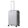 Набор чемоданов Франция (L M S-3шт) полипропилен серый/Snowbal20103, фото 13
