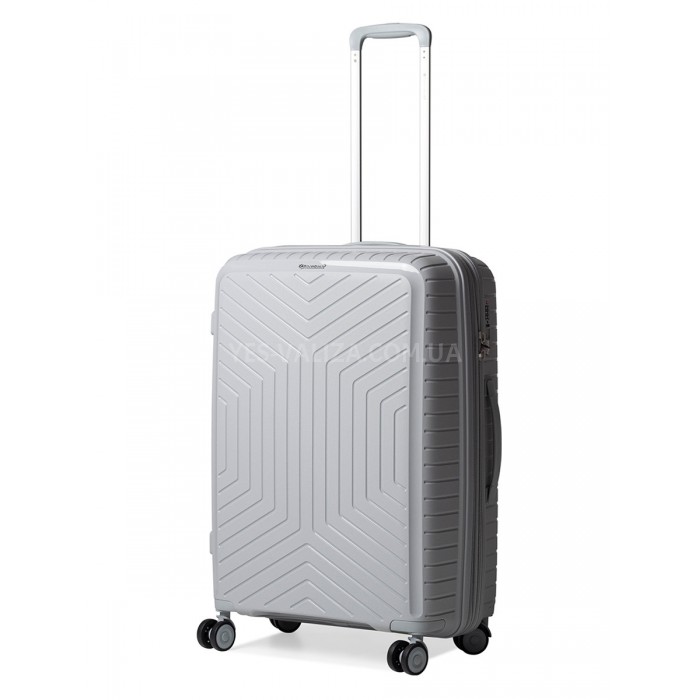 Набір валіз Франція (L M S-3шт) поліпропілен сірий/Snowball 20103, фото 2