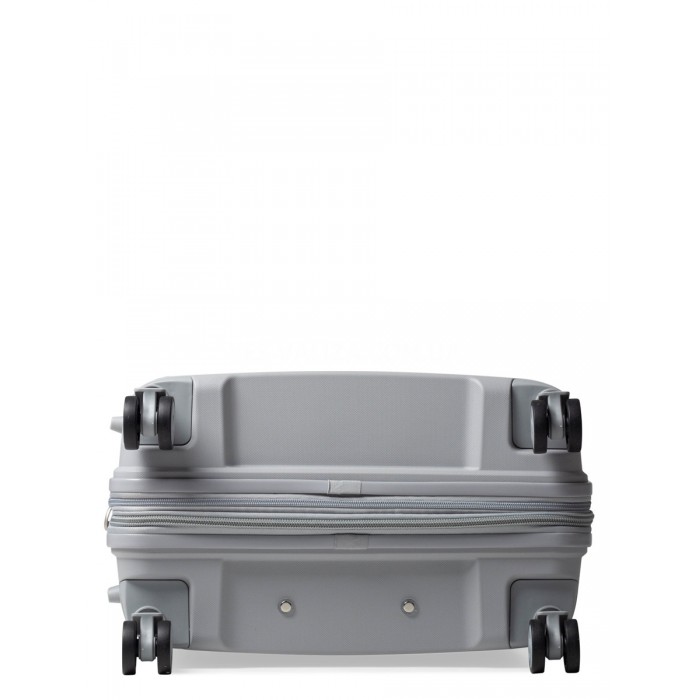 Набор чемоданов Франция (L M S-3шт) полипропилен серый/Snowbal20103, фото 8
