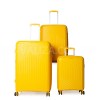 Набір валіз Франція (L M S-3шт) поліпропілен жовтий/Snowball 20103, фото 11