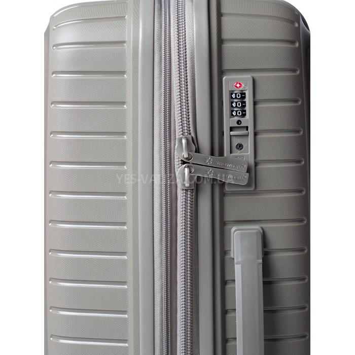 Набір валіз Франція (L M S-3шт) поліпропілен беж./Snowball 20103, фото 9