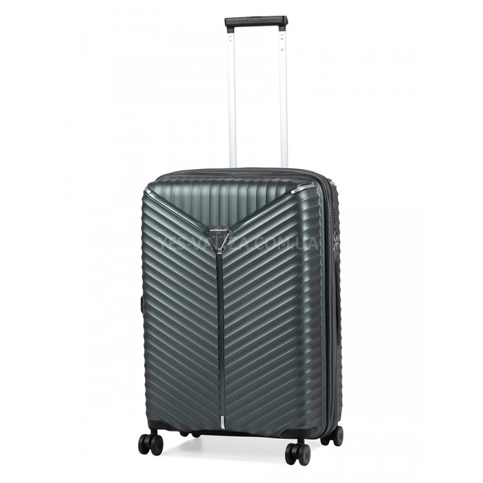 Набор чемоданов Франция (L M S-3шт) полипропилен хаки/Snowbal 05103, фото 4