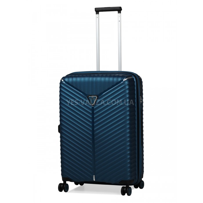 Набір валіз Франція (L M S-3шт) поліпропілен синій/Snowball 05103, фото 4