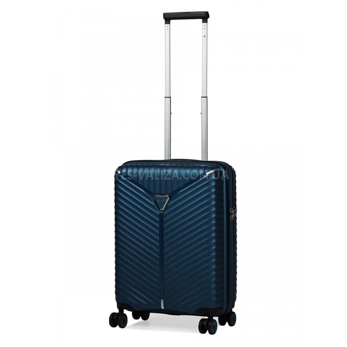 Набір валіз Франція (L M S-3шт) поліпропілен синій/Snowball 05103, фото 5