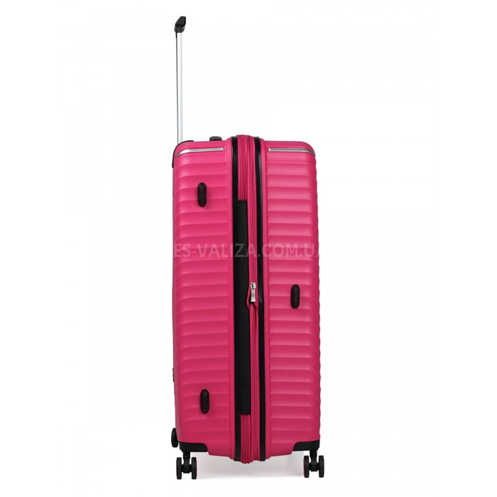 Набор чемоданов Франция (L M S-3шт) полипропилен розовый/Snowbal 05103, фото 7