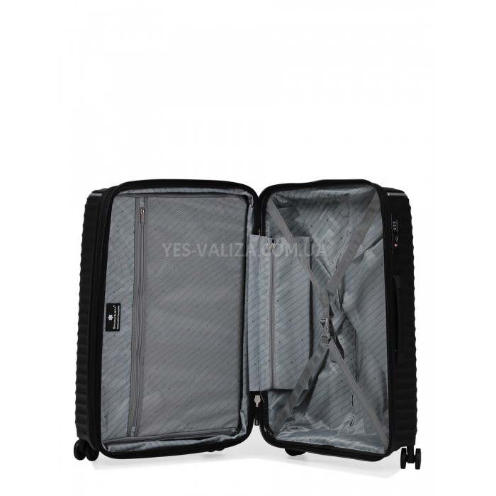 Набір валіз Франція (L M S-3шт) поліпропілен чорний/Snowball 05103, фото 10