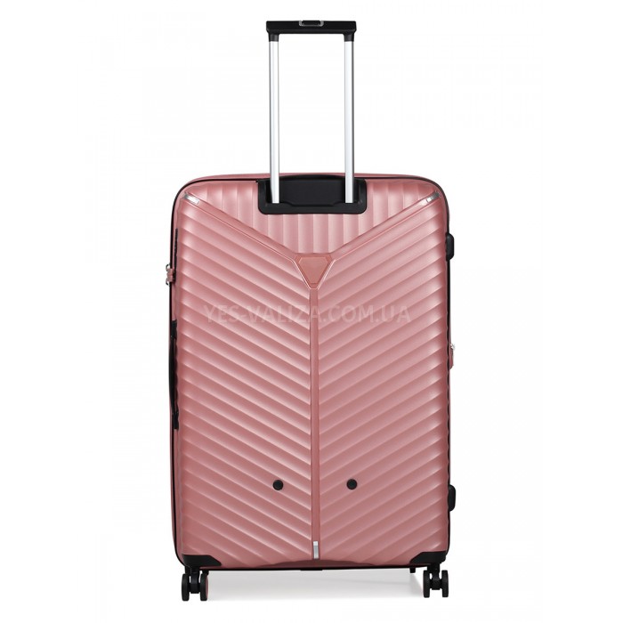 Набір валіз Франція (L M S-3шт) поліпропілен пудра/Snowball 05103, фото 3