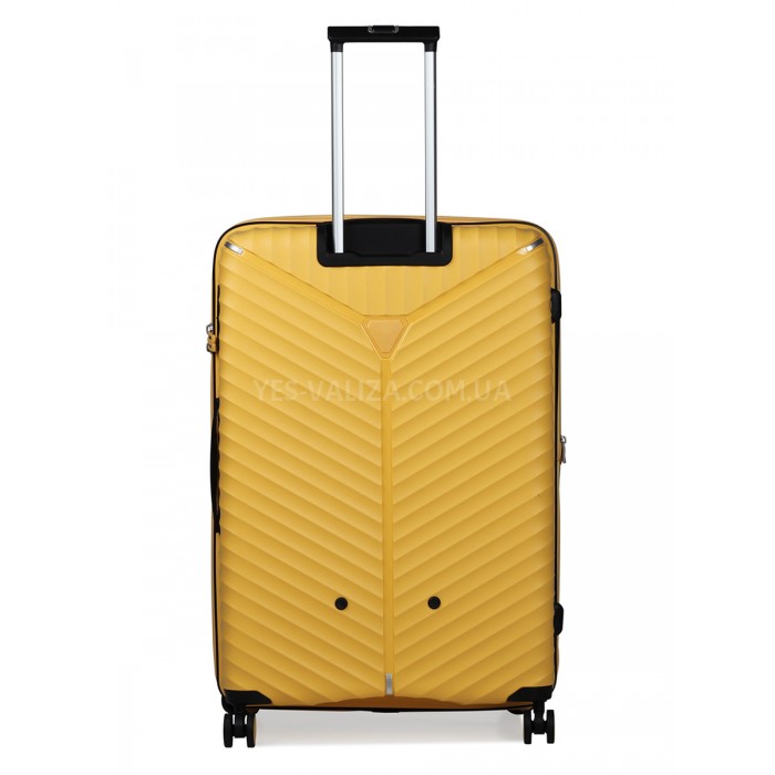 Набір валіз Франція (L M S-3шт) поліпропілен жовтий/Snowball 05103, фото 5