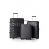 Набір валіз Франція (L M S-3шт) поліпропілен чорний/Snowball 33603, фото 2