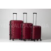 Набір валіз Франція (L M S-3шт) поліпропілен бордо/Snowball 33603, фото 11