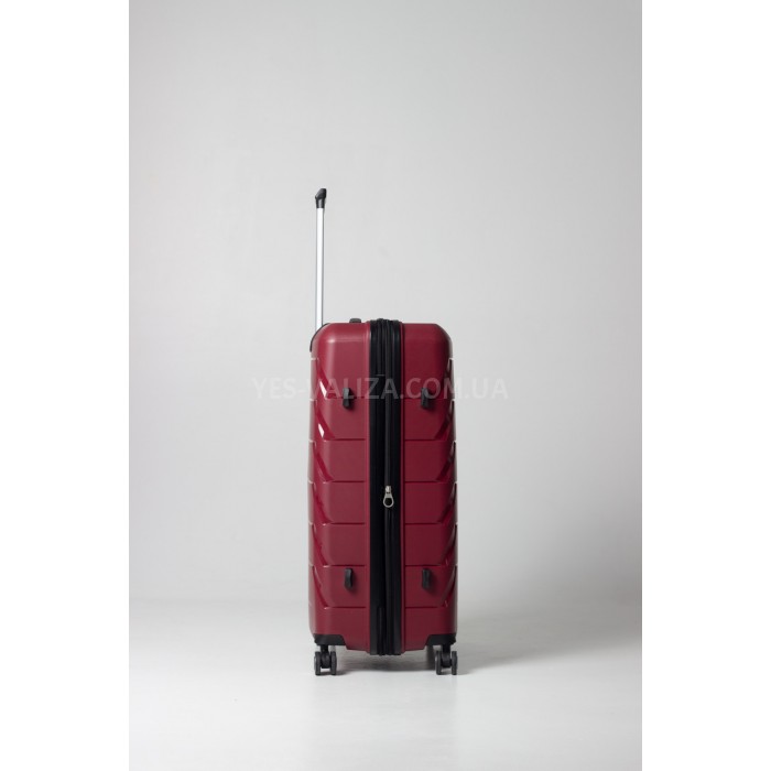 Набір валіз Франція (L M S-3шт) поліпропілен бордо/Snowball 33603, фото 4