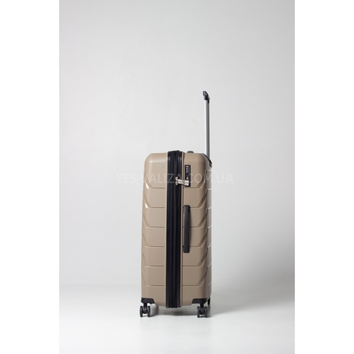 Набір валіз Франція (L M S-3шт) поліпропілен беж./Snowball 33603, фото 5