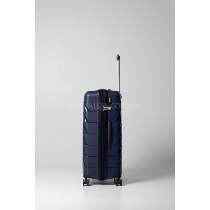 Набір валіз Франція (L M S-3шт) поліпропілен синій/Snowball 33603, фото 6