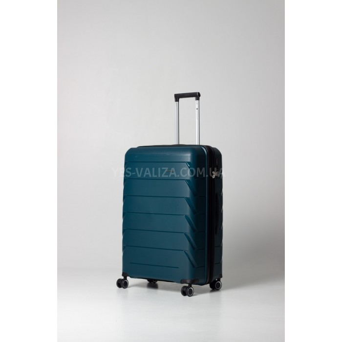 Набір валіз Франція (L M S-3шт) поліпропілен зелений/Snowball 33603, фото 5