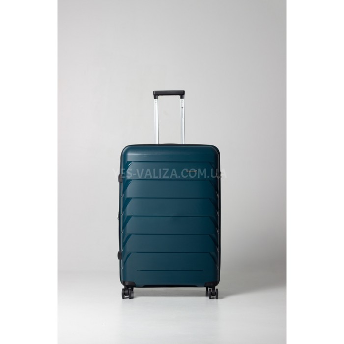 Набір валіз Франція (L M S-3шт) поліпропілен зелений/Snowball 33603, фото 4