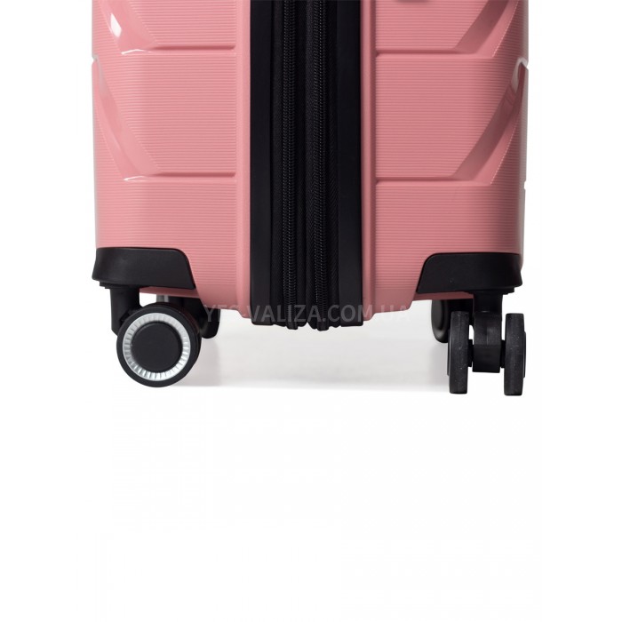 Набір валіз Франція (L M S-3шт) поліпропілен пудра/Snowball 33603, фото 9