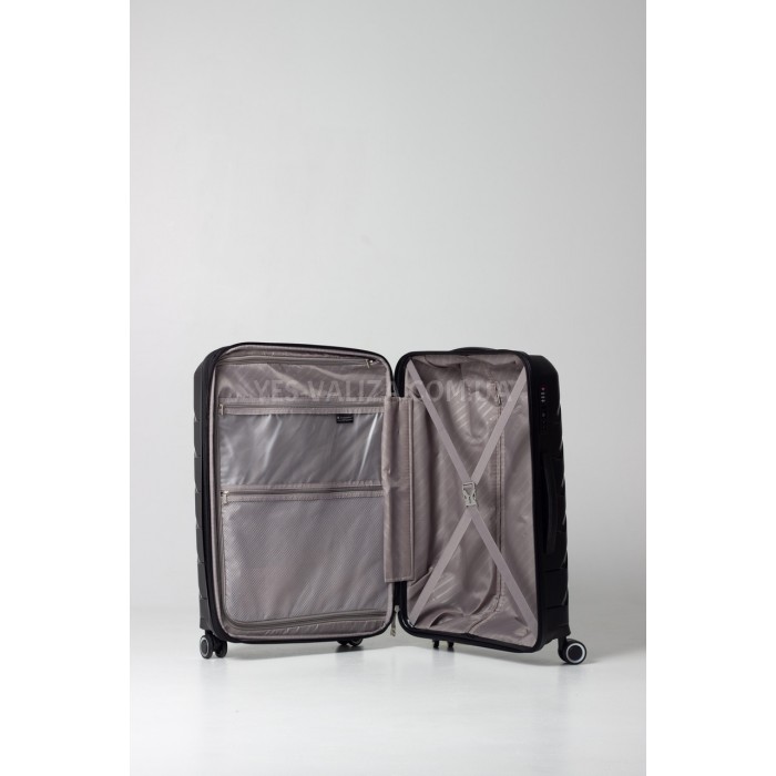 Набор чемоданов Франция (L M S-3шт) полипропилен жёлтый/Snowball 33603, фото 8