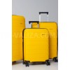 Набір валіз Франція (L M S-3шт) поліпропілен жовтий/Snowball 33603, фото 12