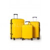 Набор чемоданов Франция (L M S-3шт) полипропилен жёлтый/Snowball 33603, фото 9