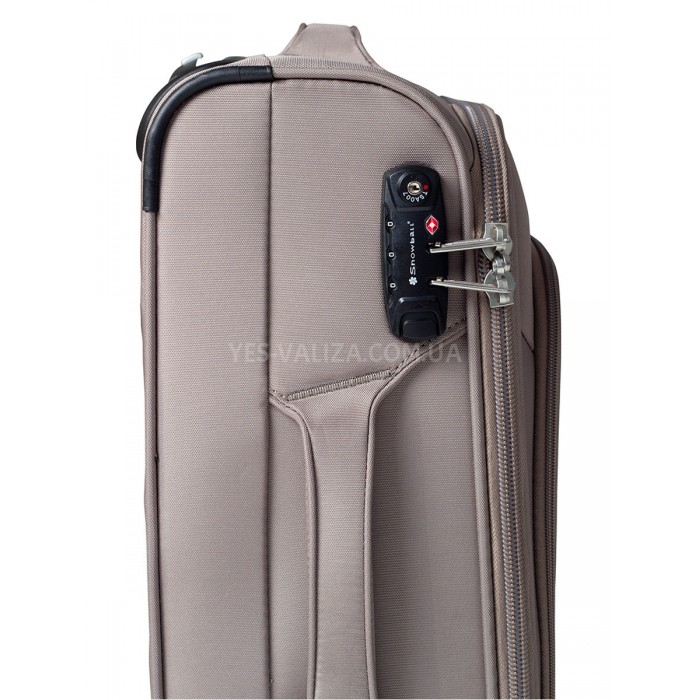 Набір валіз Франція (L M S-3шт) тканина бежевий/Snowball 87303, фото 7