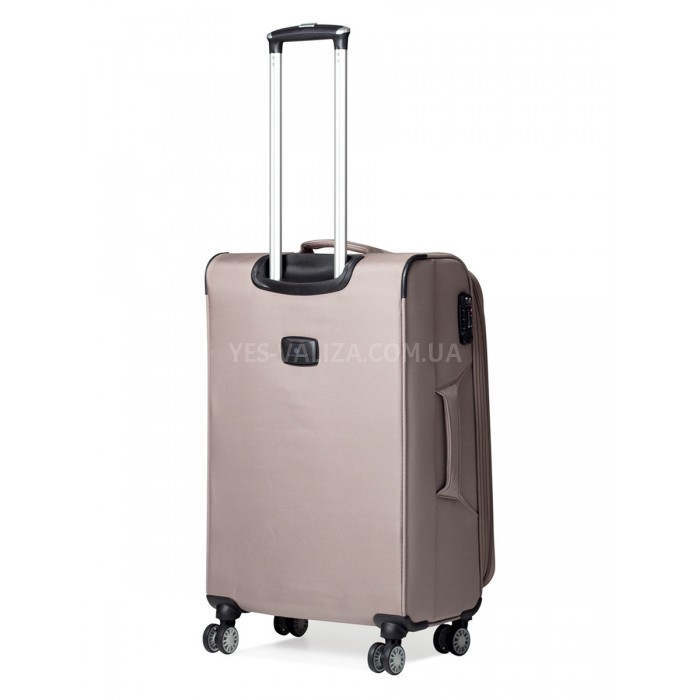 Набір валіз Франція (L M S-3шт) тканина бежевий/Snowball 87303, фото 2