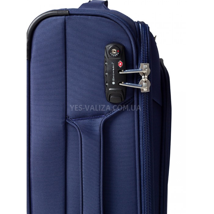 Набір валіз Франція (L M S-3шт) тканина синій/Snowball 87303, фото 8