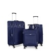 Набор чемоданов Франция (L M S-3шт) ткань синий/Snowball 87303, фото 11