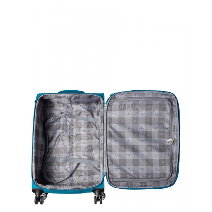 Набор чемоданов Франция (L M S-3шт) ткань бирюза/Snowball 87303, фото 7