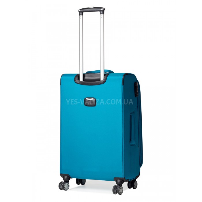 Набор чемоданов Франция (L M S-3шт) ткань бирюза/Snowball 87303, фото 3