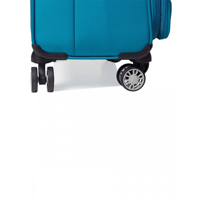 Набір валіз Франція (L M S-3шт) тканина бірюза/Snowball 87303, фото 6